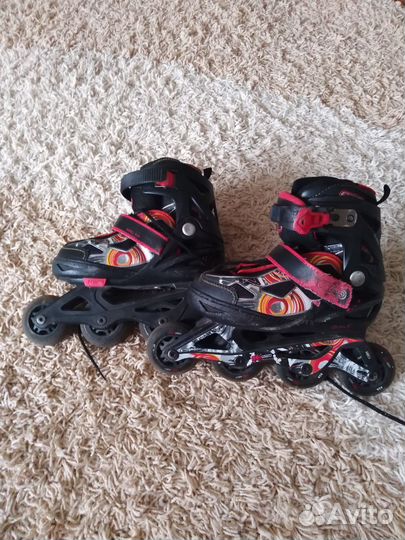 Роликовые коньки детские раздвижные