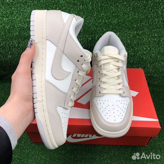 Nike Dunk Low SB Beige&White / Кроссовки мужские