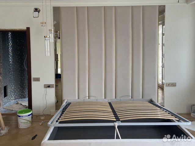 Мягкие панели для стен, кровать на заказ