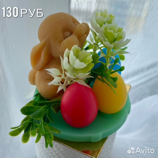 Подарок из мыла на пасху