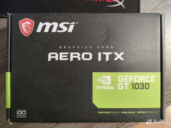 Видеокарта MSI GeForce GT 1030 Aero ITX 2Gb