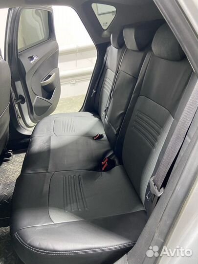 Чехлы Renault Duster чёрно-серые