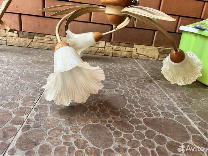 Люстра потолочная чехословакия