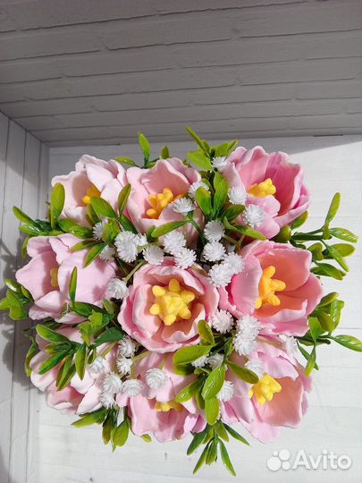 Букет из мыла