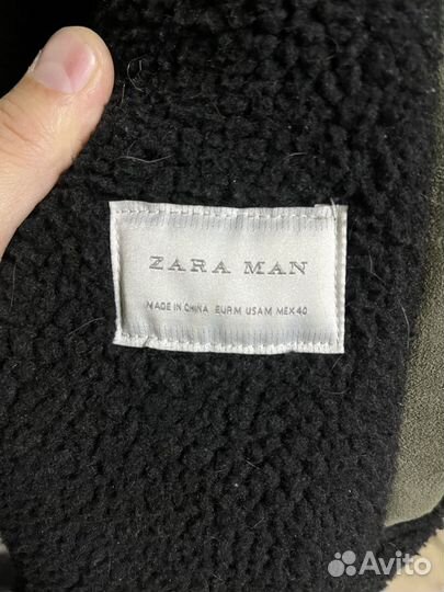 Дубленка мужская zara