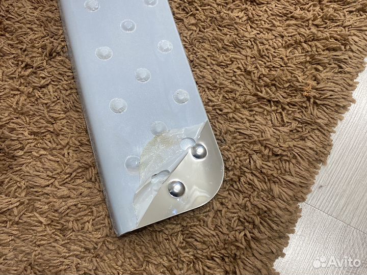 Накладка на задний бампер land cruiser 100