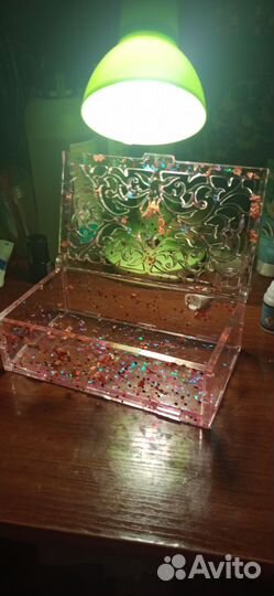 Предметы интерьера из эпоксидной смолы и гипса