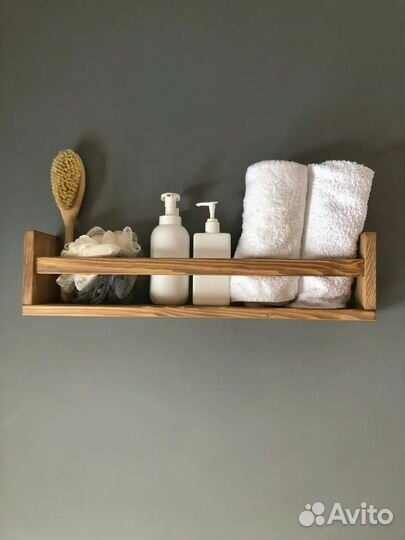 Полочка деревянная настенная