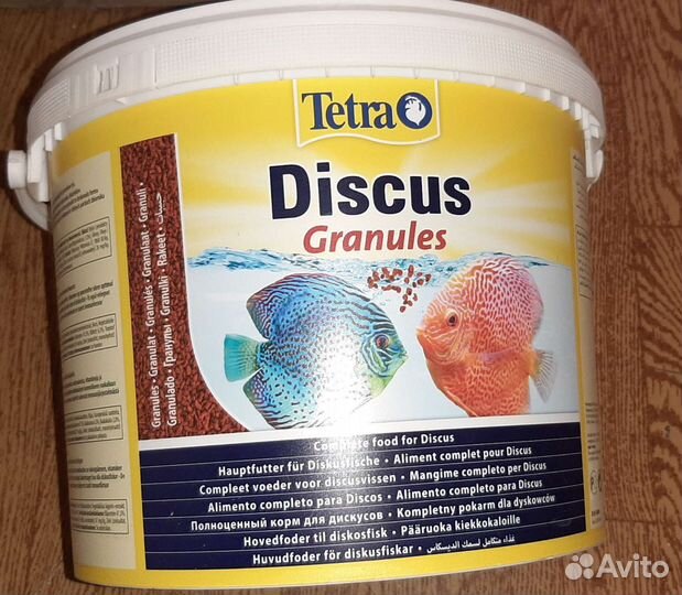 Чистка аквариумов и прудов, корм тетра дискус