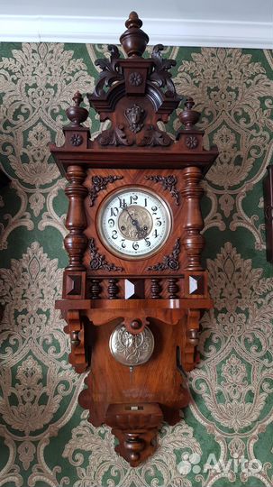 Настенные часы с боем. Gustav Becker