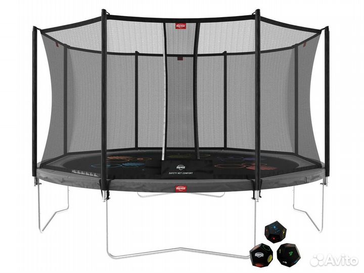 Батут berg Favorit Regular 430 Grey Levels +защитн