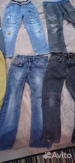 Джинсы, штаны, брюки на мальчика 122