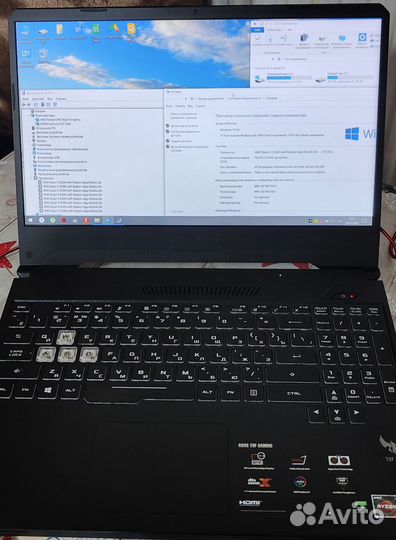 Игровой ноутбук asus tuf gaming