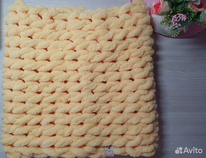 Детский Шарф хомут снуд из Alize puffy