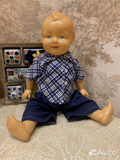 Целлулоидная кукла, пупс СССР. Клеймо