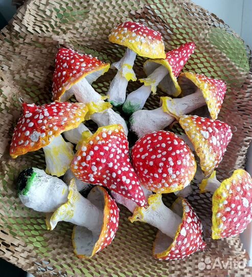 Елочная игрушка. Мухомор