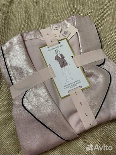 Пижама с шиммером Victoria Secret оригинал L