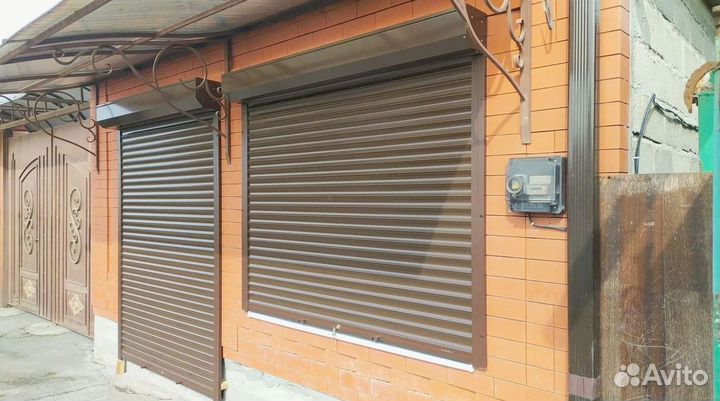 Гаражные секционные ворота рольставни