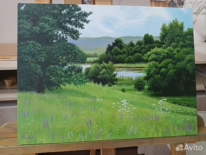 Картина маслом пейзаж