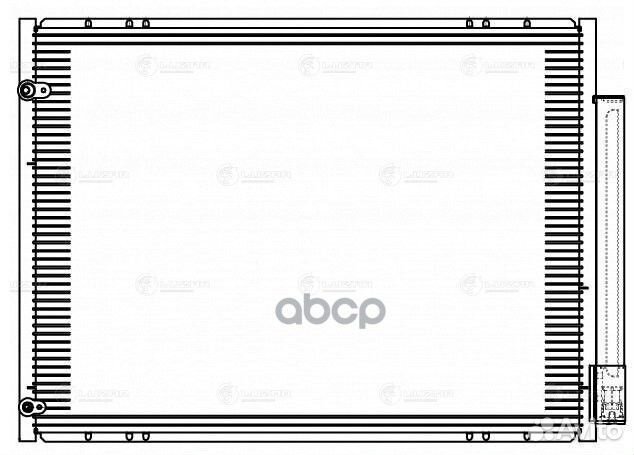 Радиатор кондиц. для а/м Lexus RX (02) 3.5i (L