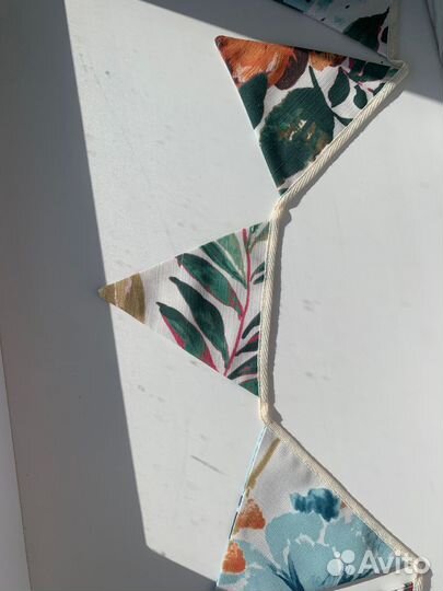 Флажки текстильные 190см