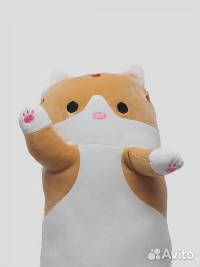 Кот Батон 110см оранжевый новый