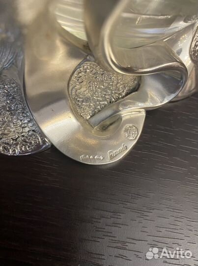 Ваза хрустальная Linea Argenti Италия