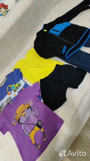 Детские вещи пакетом на мальчика 110 116