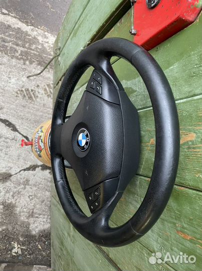 Руль бмв Е60 рестайлинг под кнопку