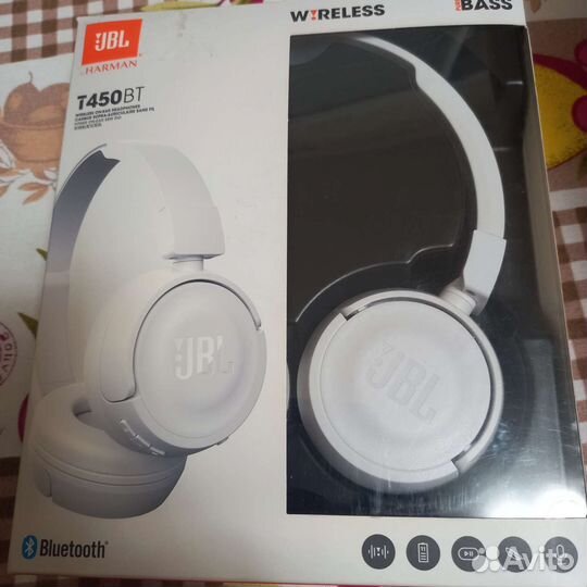 Беспроводные наушники jbl t450bt