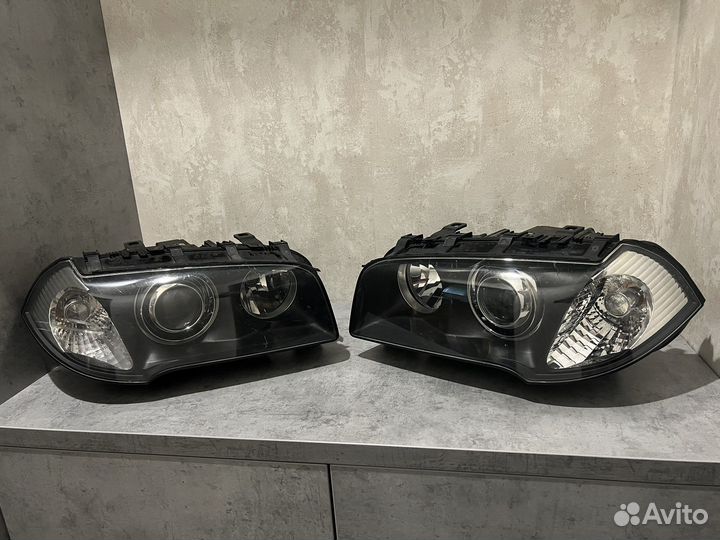 Фары (линза и ксенон) на bmw x3 e83 дорестайлинг