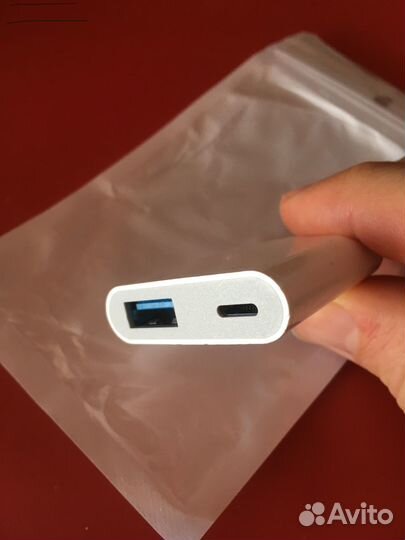 iPhone Lightning USB 3.0 переходник adapter
