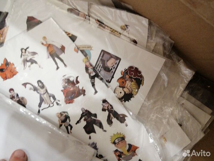 Наклейки стикеры аниме