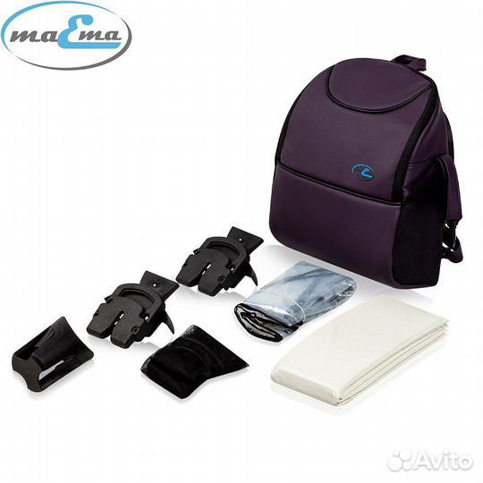 Коляска 3 в 1 экокожа