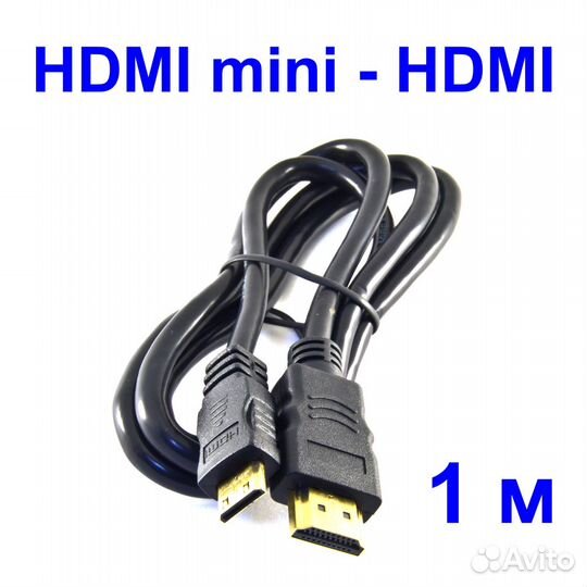 Кабель-переходник minihdmi - hdmi 1 м Mirex