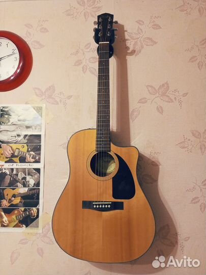 Гитара электроакустика Fender CD-60CE NAT-DS-V2