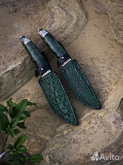 Нож из дамасской стали