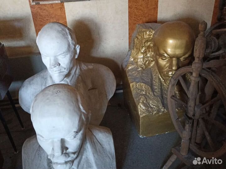 Бюст ленина большой гипс