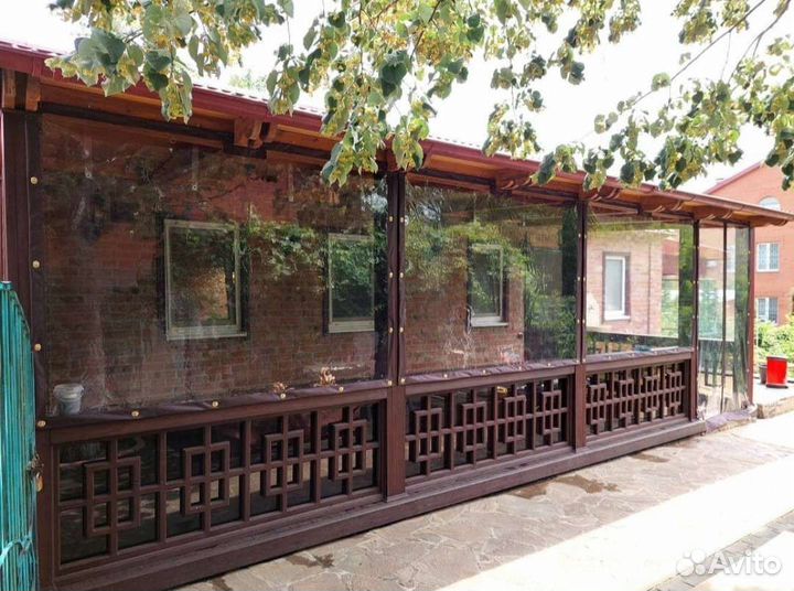 Мягкие окна для террас и беседок