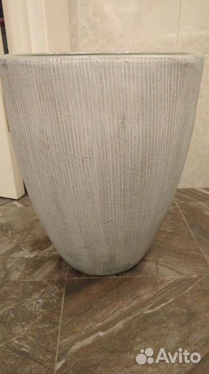 Кашпо керамическое,напольное, новое