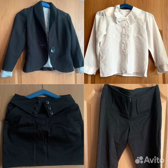 Блузка брюки юбка пиджак для школы