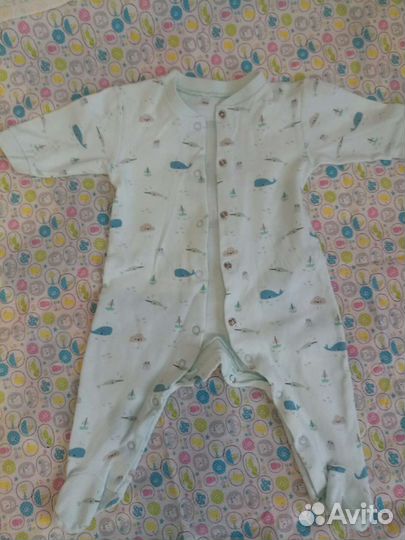 Вещи пакетом для мальчика 0-6 месяцев