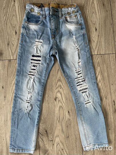 Джинсы ветровка 116-122 zara H&M