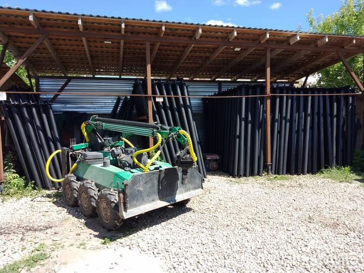 Винтовые сваи под ключ установка