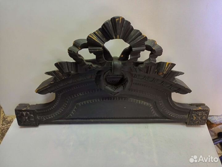 Навершие старинное от горки зеркала буфета
