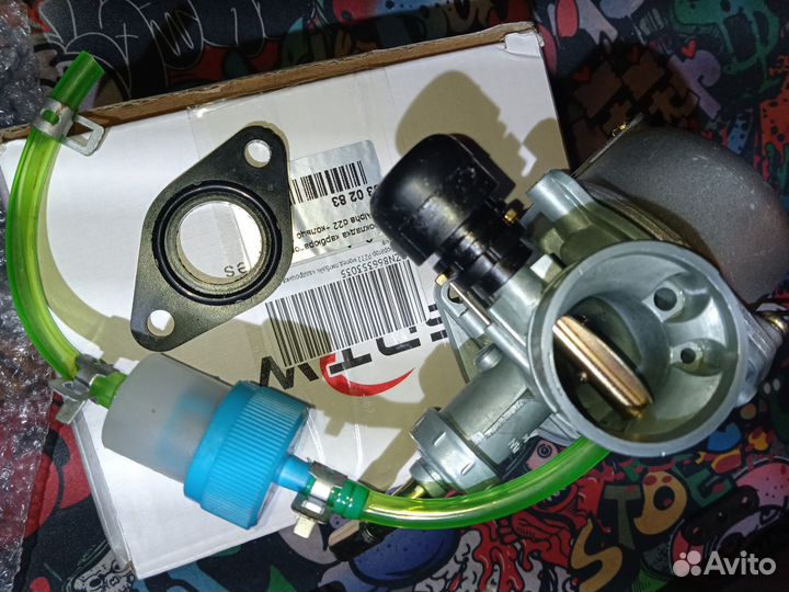 Карбюратор PZ19. 110-125сс Питбайк