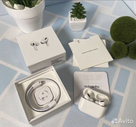 Airpods Pro premium (гарантия+чехол в подарок)