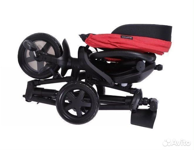 Велосипед qplay Nova складной 360 EVA красный