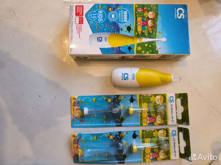 CS medica детская электрическая зубная щетка