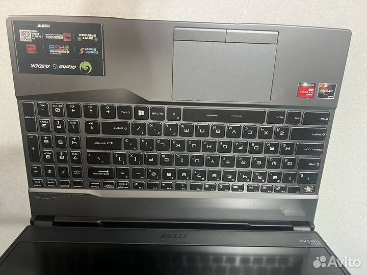 Ноутбук msi Alpha 15